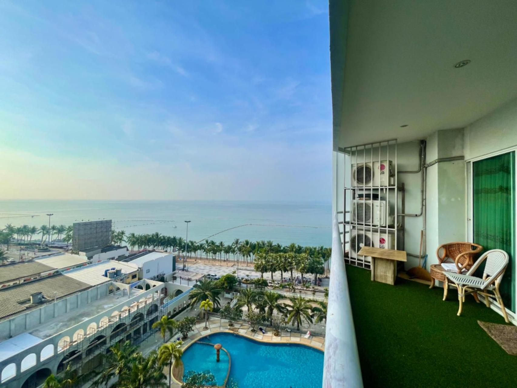 Beautiful Sea View Beach Front Condo باتايا المظهر الخارجي الصورة
